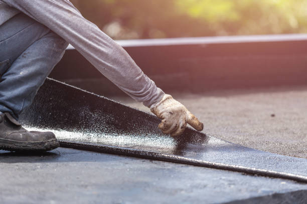 Professional Waterproofing technician working in Alexandria, IN